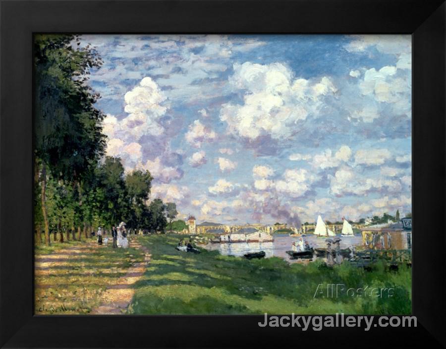 THE MARINA AT ARGENTEUIL by Claude Monet paintings reproduction
